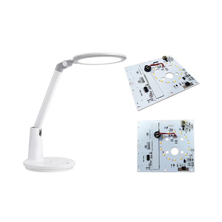  LED desk eye protection for primary and middle school students, intelligent voice control dimming desk lamp PCBA circuit board